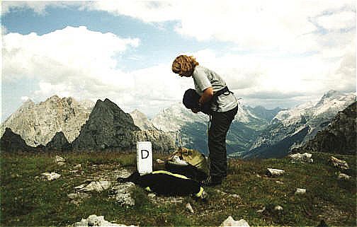So der Rest ist einfaches bergabsteigen. Schnellnoch auf der Grenze zwischen Deutschland und Österreich die Sachen gepacht und ninab zum Brunnsteinanger.