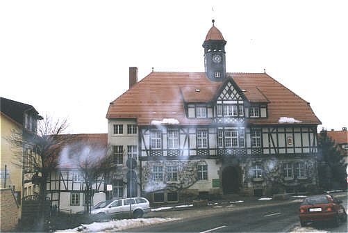 Das Rathaus von Gernrode.