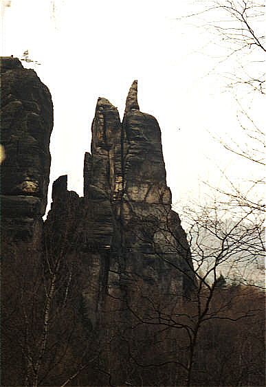 Die Brosinnadel in den Affensteinen