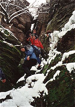 Abstieg von der Johanneswacht