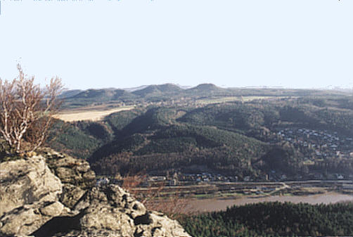 Blick auf die Siedlung von K�nigstein