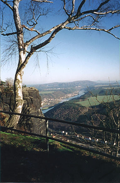 Blick nach Bad Schandau
