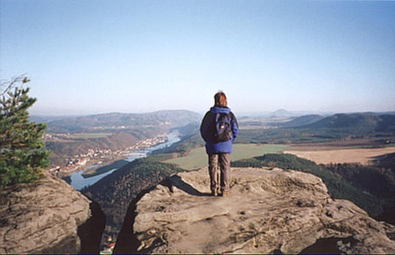 Blick nach Bad Schandau