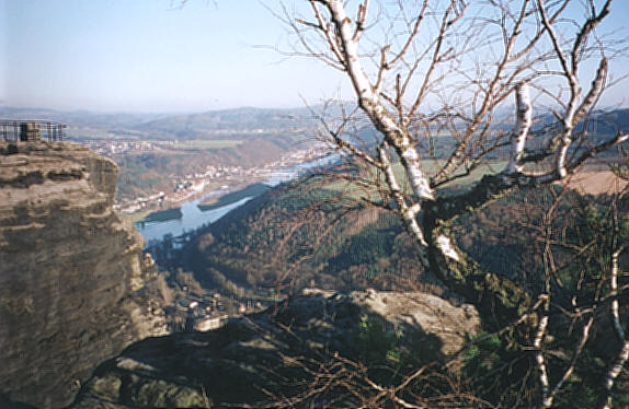 Blick nach Bad Schandau