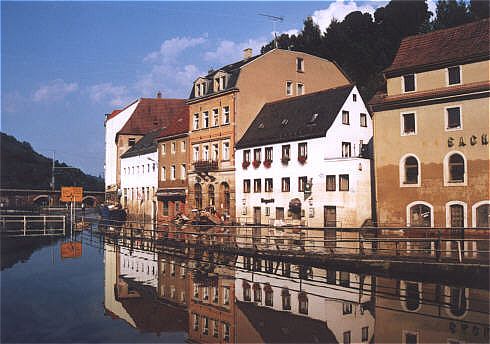 Bielatalstrae - Haus 17 nach der Flut