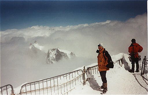 Auf der Aiguille du Midi