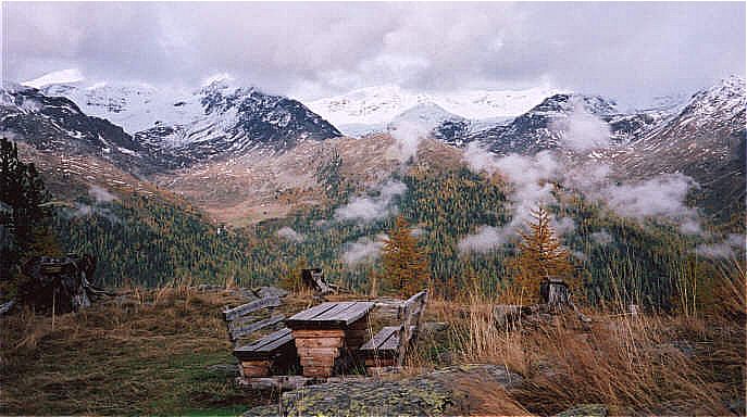 Aufstieg zum Nagelstein (Ultental Dolomiten Italien)